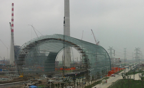 蘭州發電廠球形網架