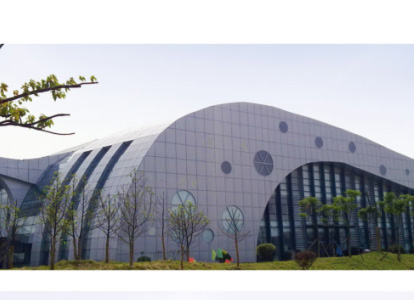 新沂會(huì)議中心外景網(wǎng)架工程